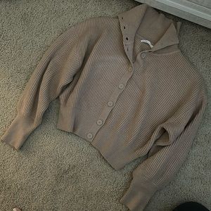 Oak + Fort Beige Cardigan